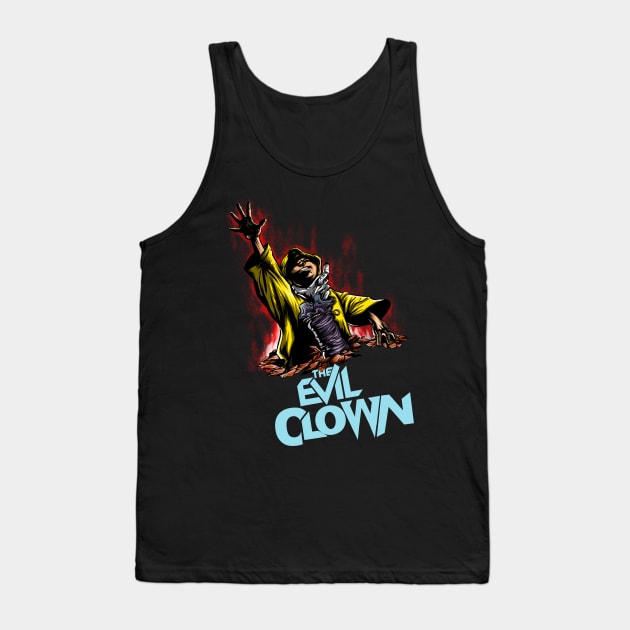 The Evil Clown Tank Top by Zascanauta